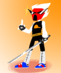  dirk_strider gasmask hottang solo strong_outfit strong_tanktop the_finger unbreakable_katana 