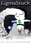  2022 alcohol alpha_rose among_us casual clouds cocktail_glass crossover ctrl+alt+del dave_strider fashion fullres jaggy_lines john_egbert lying multiple_personas robot rose's_house rose_lalonde roxy_lalonde silhouette sprite_mode starter_outfit text trees void_aspect ymi 