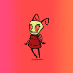 2024 aradia_megido crossover fullres gunkmusher invader_zim solo