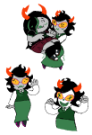  2026 art_dump blush bronya_ursama carrying chubstuck facepaint fullres goodeguy hiveswap jaggy_lines lynera_skalbi redrom ship_name_needed shipping sitting starter_outfit 