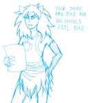 2014 ancestors fullres lineart monochrome sailorbeefcake solo starter_outfit text the_disciple wip 