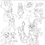  2026 adventure_time art_dump aspect_hoodie back_angle blush calliope crossover deltarune diamond feferi_peixes flowers fullres grayscale holding_hands homestuck:_beyond_canon lineart meat_timeline midair monochrome no_glasses palerom pir8_coat profile psidon's_entente roxy_lalonde rule63 scourge_sisters sitting sketch snake_wine starter_outfit terezi_pyrope text thought_balloon upside_down void_aspect vriska_serket wip yumiiiiiiiiiiii 