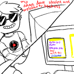  computer crossover dave_strider jackass solo starter_outfit turtle-demon 