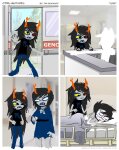  2026 aranea_serket bad_quality bed blush comic crying ctrl+alt+del dancestors dream_ghost fullres image_manipulation johnegbertlover413 lying no_glasses parody serkets starter_outfit text 
