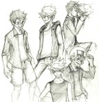  ampora-of-hearts art_dump decapitation dirk_strider grayscale jake_english pencil pumpkin_patch redrom shipping sketch skulltop starter_outfit 