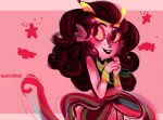  2013 cuttlefish deleted_source feferi_peixes freckles fullres monochrome solo stars starter_outfit zamii070 