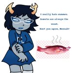  2026 animalstuck aranea_serket dancestors dream_ghost fish fullres image_manipulation maekammy meenah_peixes starter_outfit sufferer_necklace text 