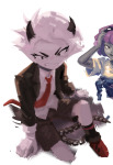  2026 art_dump bondage candy_timeline fullres high_angle homestuck:_beyond_canon inauguraldeath ly'lac meat_timeline nymphs sitting starter_outfit yiffany_longstocking_lalonde_harley 