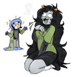  2025 ? blush cat_hat dancestors diegoconporno dream_ghost fullres kneeling leijons meulin_leijon nepeta_leijon sprite_mode starter_outfit 