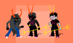  2024 body_modification dancestors dream_ghost fullres gold_pointy_jam jaggy_lines meenah_peixes reesereeserson silhouette sprite_mode starter_outfit vriska_serket 
