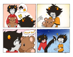  ! 2026 ? animals back_angle blush casual comic crying dancestors dream_ghost fashion fullres heart kankri_vantas kanned_tuna mituna_captor no_hat plushie profile r_ch07 redrom shipping stars starter_outfit strife text word_balloon 