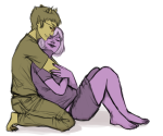  barefoot kneeling limited_palette pollination reverse_hug rose_lalonde shipping sollux_captor yoccu 