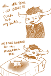  2012 bed comic covered_in_bitches fullres lemurly lusus lying meme monochrome sleeping solo starter_outfit tavros_nitram text tinkerbull 