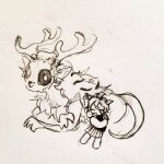 2019 casual classicteacup fanfic_art fullres grayscale lefty lusus pencil serpaz_helilo sketch vast_error