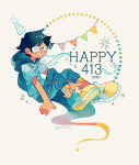  413 2020 aspect_hoodie breath_aspect crystalrina fullres godtier heir john_egbert kid_symbol midair solo stars text wonk 
