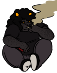  2016 casual chubstuck doggirlsondrugs freckles fullres karkat_vantas sitting smoking solo 