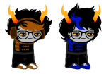 2013 alternate_hair au bloodswap eridan_ampora fullres jaggy_lines sleuthinglicorice solo sprite_mode