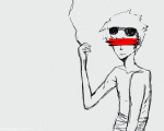  animated dave_strider highlight_color smoking solo turntechgodkind 