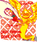  angryoct dave_strider davesprite food size_difference sprite 