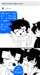  2012 ask breath_aspect comic communism fullres godtier grayscale heir highlight_color jin-nyeh john_egbert karkat_vantas monochrome shipping starter_outfit sweat text word_balloon 