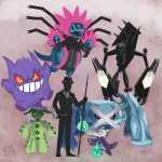  2024 animals bellnallart crossover dd diamonds_droog fullres nintendo pok&eacute;mon smoking solo ultra-violence_cuestick 