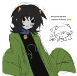  2025 blush fullres muwwwsky nepeta_leijon no_hat sketch solo starter_outfit text 