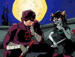  2026 crossover daredevil dillfem101 dragon_cane fullres marvel moon night parody spider-man starter_outfit terezi_pyrope weapon 