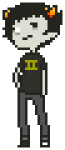 2012 feastings flash_asset fullres half_ghost no_glasses pixel sollux_captor solo starter_outfit transparent walksprite