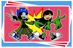  2012 aspect_symbol cat_hat crossover disturbedface fistbump fullres heart_aspect kids_next_door nepeta_leijon starter_outfit 