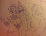  black_squiddle_dress cueball fefetasprite pencil pencil-donut rose_lalonde shipping sprite thorns_of_oglogoth word_balloon 