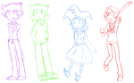  2012 au bec_harley becquerel cal_strider fullres guidestuck harlequin_doll hat humanized jaspers jaspers_lalonde lil_cal lineart quinn_egbert starter_outfit starxrossed text wip 