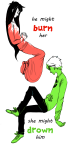  chiumonster dave_strider fanfic_art jade_harley limited_palette red_baseball_tee redrom shipping spacetime starter_outfit 