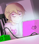  computer ippotsukou roxy_lalonde solo starter_outfit 
