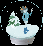  2025 animated aranea_serket dancestors dream_ghost fullres image_manipulation jaggy_lines native_source offkilterkeys solo sufferer_necklace transparent trees winter winter_dress 