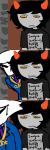  2026 au casual comic dirk_strider fashion formal fullres nepeta_leijon no_hat text unhomelystuck 