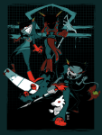  2024 ancestors applescab dancestors dragon_cane dragon_staff fullres gr1mv4d3r jaggy_lines latula_pyrope neophyte_redglare noose pyralspite_scalemate pyropes scalemates silhouette skateboard starter_outfit terezi_pyrope weapon zodiac_symbol 