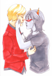  coolkids crying dave_strider mcfif no_glasses red_plush_puppet_tux redrom shipping terezi_pyrope 