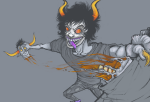 2011 blood decapitation fullres gamzee_makara gore high_angle sober_gamzee starter_outfit tavros_nitram zenophrenic