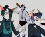 2020 alcohol body_modification cocktail_glass fullres galekh_xigisi grubscars hiveswap justaus91241071 mallek_adalov no_shirt nudity starter_outfit tagora_gorjek