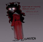  2024 aradia_megido back_angle classica-piecut dead_aradia fullres limited_palette meme nsfw_source solo text the_simpsons 
