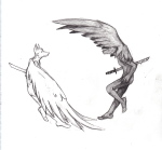  2011 bec_noir blood fullres grayscale impalement itskatieclearly jack_noir katana monochrome pencil pm profile prospitian_monarch sovereign_slayer 