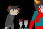  2025 beavis_and_butthead crossover fullres image_manipulation jaggy_lines karkat_vantas legislacerator_suit reesereeserson starter_outfit terezi_pyrope trollified 