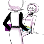  2025 age_discrepancy back_angle blush first_lalondecest fullres incest iwihobid lineart mom rose_lalonde shipping sitting sketch starter_outfit undergarments 