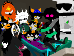 2026 academic_advisor back_angle book cat_hat del'fi fiamet fullres godtier hiveswap homestuck:_beyond_canon illustrating kalian_delfin kneeling knife light_aspect lying meat_timeline mejasa_malian mspandrew nepeta_leijon nymphs profile rose_lalonde rosebot satyrs seedflap seer silhouette sitting skulls starter_outfit swiss_elysi thumbs_up unnamed_virittarius_troll weapon