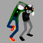  2024 communism fullres jaggy_lines john's_vriska_outfit john_egbert karkat_vantas offkilterkeys shipping starter_outfit 