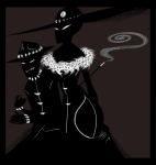  blackrom bq fashion formal grayscale jack_noir queen_of_spades shipping smoking snowman spades_slick vaporclass 