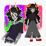  2020 aradia_megido fullres gamzee_makara heart hilaletto starter_outfit 