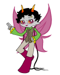 2013 aspect_symbol body_modification crossover dancestors fashion fullres godtier life_aspect meenah_peixes panty_and_stocking pastiche solo thief transparent valerei 
