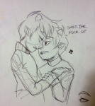  2012 ancest blackrom dancestors dream_ghost fullres grayscale hatemarriage kankri_vantas karkat_vantas meowpetals monochrome pencil shipping sketch spade starter_outfit text 