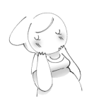  2024 blush catherineorcy fullres grayscale lineart ms_paint solo starter_outfit 